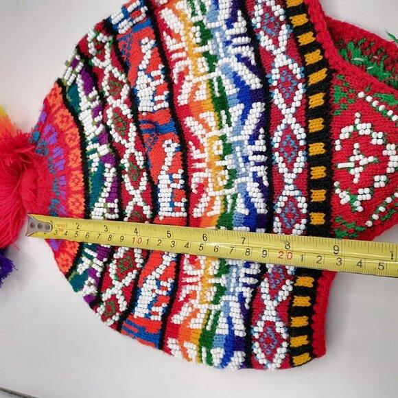 Unisex Hand Knitted Chullo Hat Warm Winter main image 6